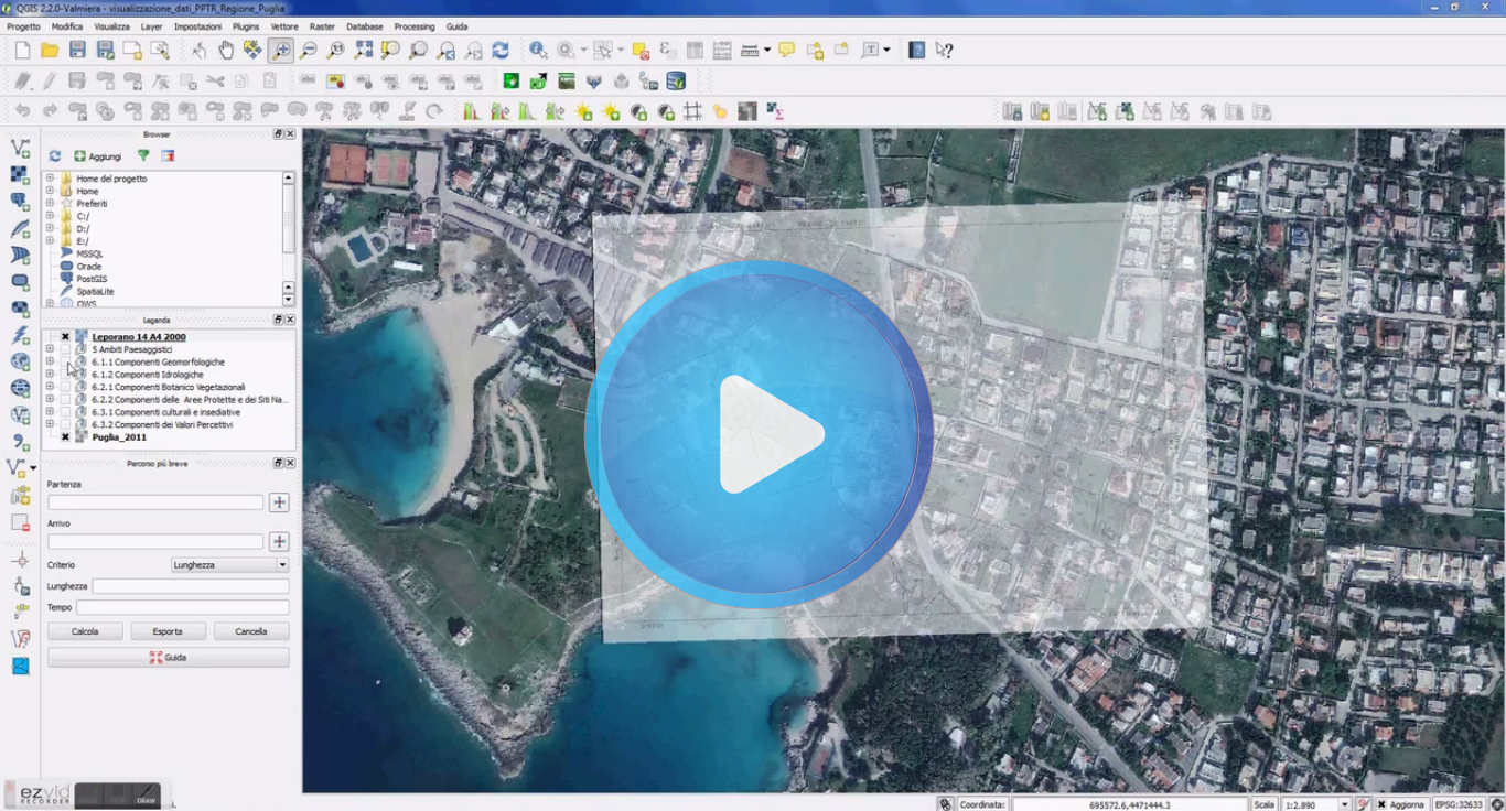 importare una mappa catastale in Quantum Gis
